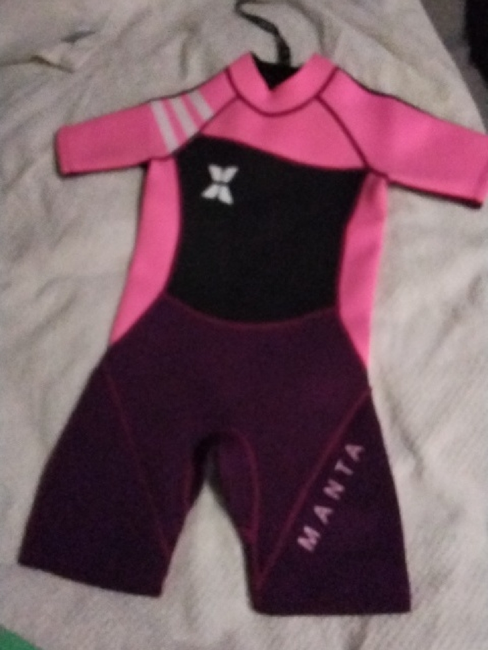Manta Pink & Purple Shorty Wetsuit - Girls/Youth